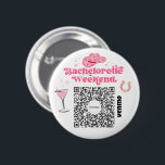 Bachelorette Venmo QR Code Kaufen Sie die Braut ei Button<br><div class="desc">Achten Sie darauf, dass die Braut nicht für einen Single-Drink mit dem großen Junggeselinnen-Abschied Venmo QR-Taste bezahlen muss! Kaufen Sie einen für den gesamten Junggeselinnen-Abschied! Fügen Sie einfach Ihr eigenes QR-Codebild für Venmo, PayPal oder Cash App hinzu. Jeder am Party kann diesen QR-Code einfach einscannen und Geld auf Ihr Konto...</div>
