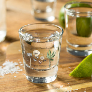 Bachelorette Weekend Gastgeschenk Personalisiert Schnapsglas