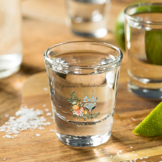 Bachelorette Weekend Gastgeschenk Personalisiert Schnapsglas (Von Creator hochgeladen)