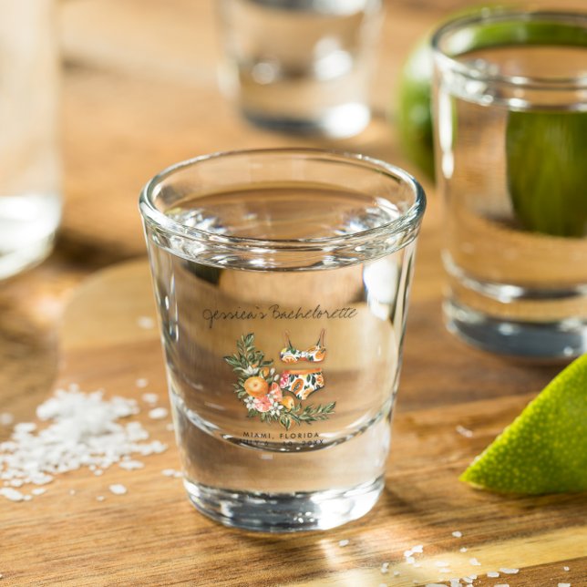 Bachelorette Weekend Gastgeschenk Personalisiert Schnapsglas (Von Creator hochgeladen)