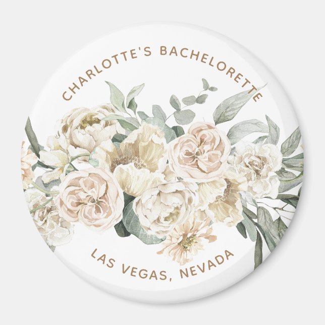 Bachelorette Weekend Gastgeschenk Personalisiertes Magnet (Vorne)