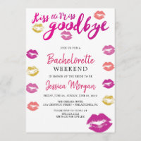 Bachelorette Weekend Itinerary Kiss