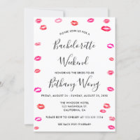 Bachelorette Weekend Itinerary Kiss Lipstick