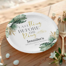 Bachelorette Weekend Paper Teller | Tropische Ring