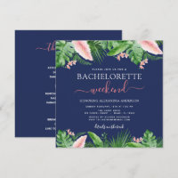 Bachelorette Weekend Party Tropische Palmen
