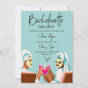 Bachelorette Wellness-Center Day Einladung