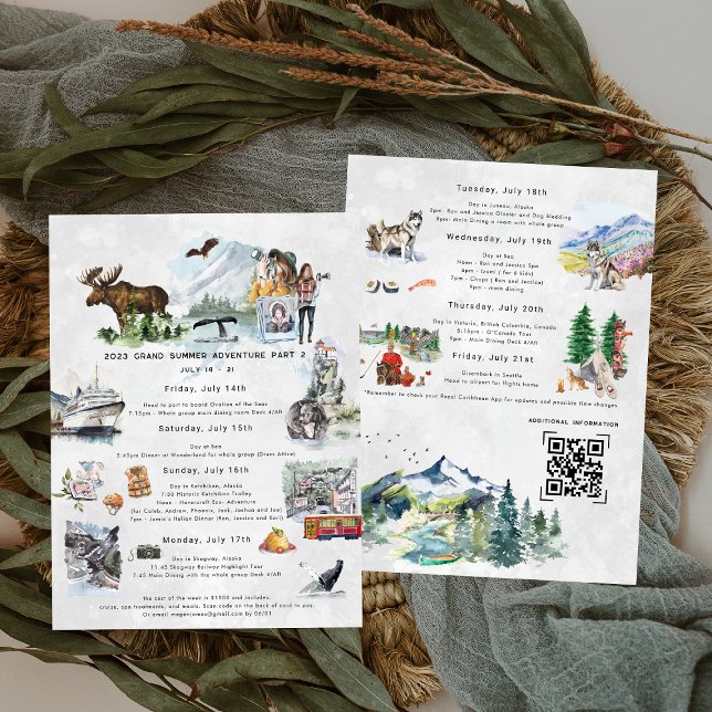 Bachelorette Wochenende | Alaska Cruise Einladung (Von Creator hochgeladen)