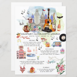 Bachelorette Wochenende | Austin, Texas Einladung