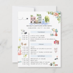 Bachelorette Wochenende   Charleston, SC Einladung