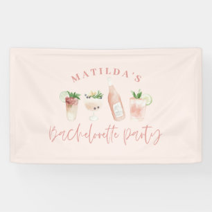 Bachelorette-Wochenende in Pink, gürnig, modern Banner