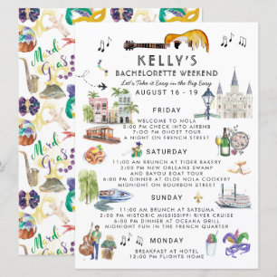 Bachelorette Wochenende   New Orleans Einladung