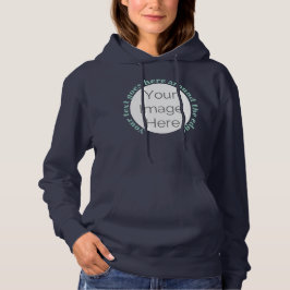 bacheloretten Sie Ihr Bild hier, Foto Text benutze Hoodie