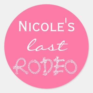 Bachelorettenkleber Runder Aufkleber