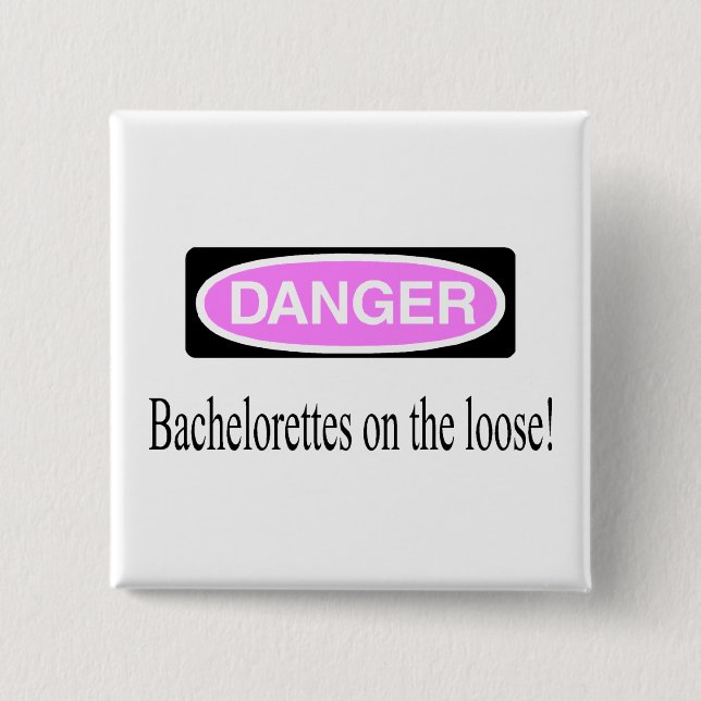 Bachelorettes auf dem losen button (Vorderseite)