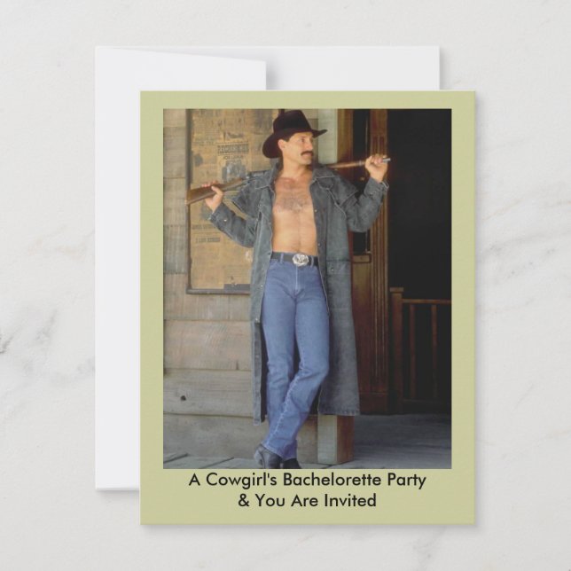 Bachelorettes Junggeselinnen-Abschied Einladung (Vorderseite)