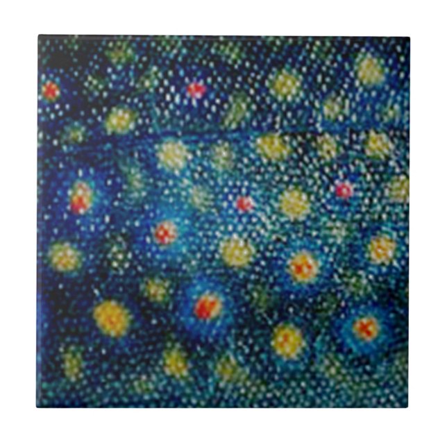 Bachforelle durch PatternWear© Fliese (Vorderseite)