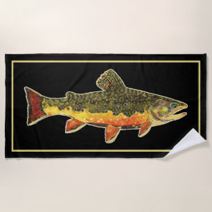 Bachforelle Fischen Fischen Cooler Sommer Strandtuch