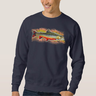 Bachforelle Fishing Graphic  Sweatshirt