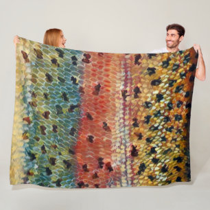 Bachforelle Fleecedecke