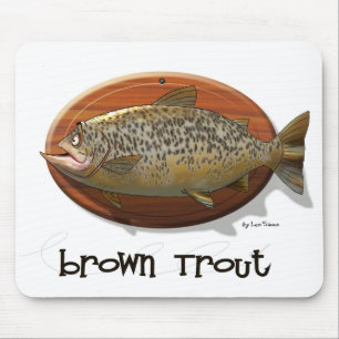 Bachforelle Mousepad