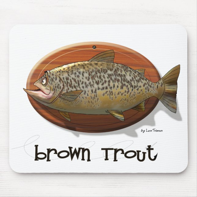 Bachforelle Mousepad (Vorne)
