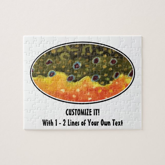 Bachforellen Puzzle (Horizontal)