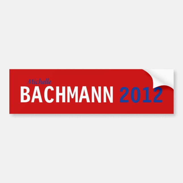 Bachmann Autoaufkleber 2012 (Vorne)