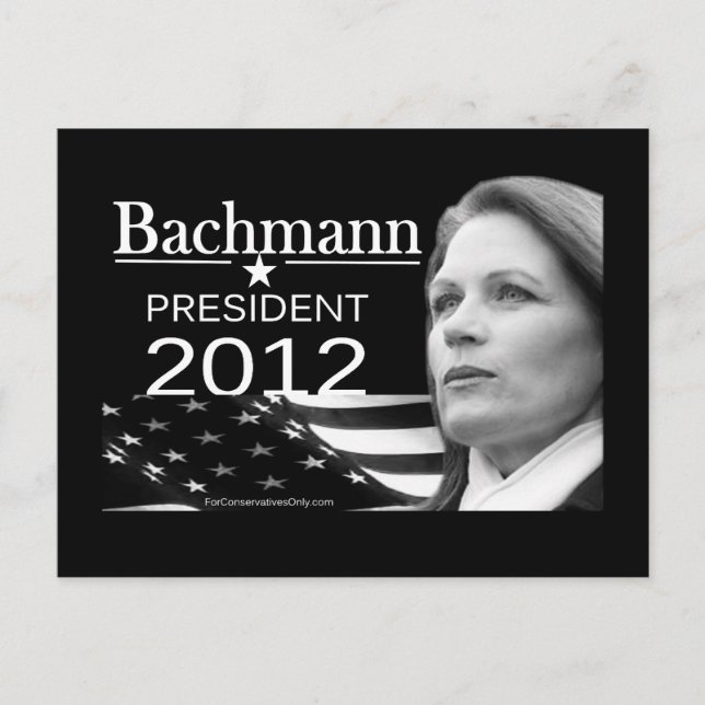 Bachmann für Präsident Postkarte (Vorderseite)