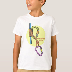 Bachmann Rock Climbing Prusik hitch T-Shirt