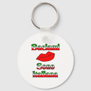 Baciami Sono Italiana (küssen Sie mich, den ich Schlüsselanhänger