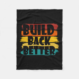 Back Better America Our Country - Bidden Harris 20 Fleecedecke