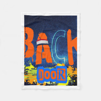 „Back Door Chemistry“-Design-Chiffon-Oberteil  Fleecedecke