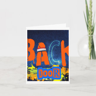 "Back Door Chemistry" Design Chiffon Top Karte