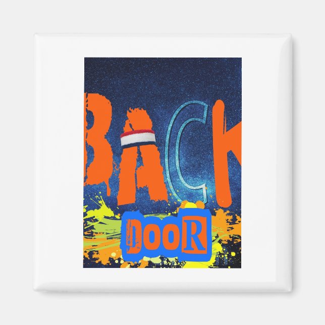 “back Door Chemistry” Design Chiffon Top  Magnet (Vorne)
