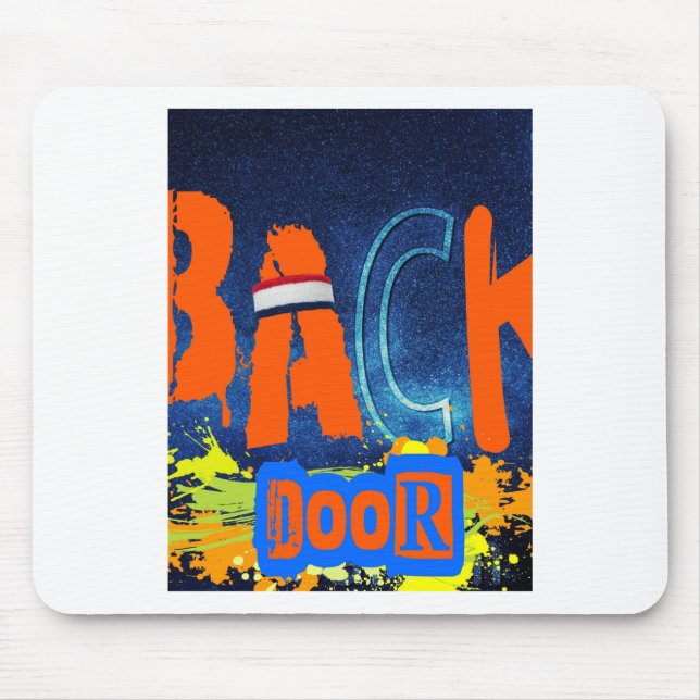 “back Door Chemistry” Design Chiffon Top  Mousepad (Vorne)