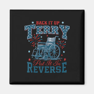 Back es Terry auf, stell es auf Rückwärts, lustige Magnet