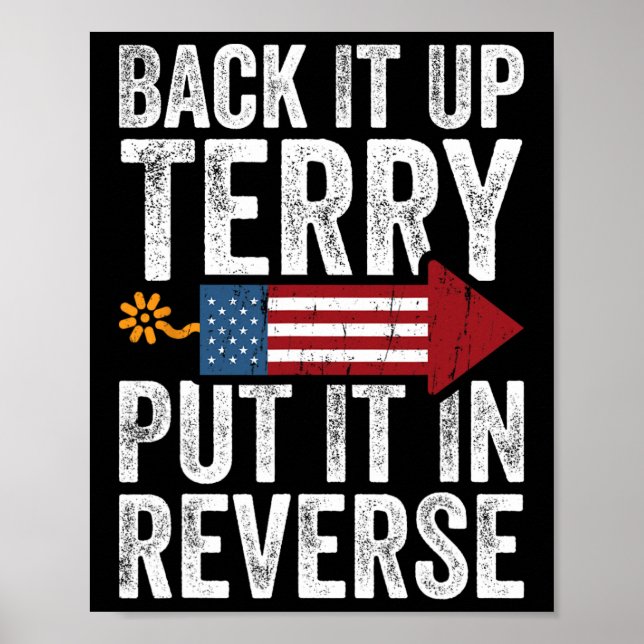 Back es Terry rein, leg es in den Rückwärtsgang, l Poster (Vorne)