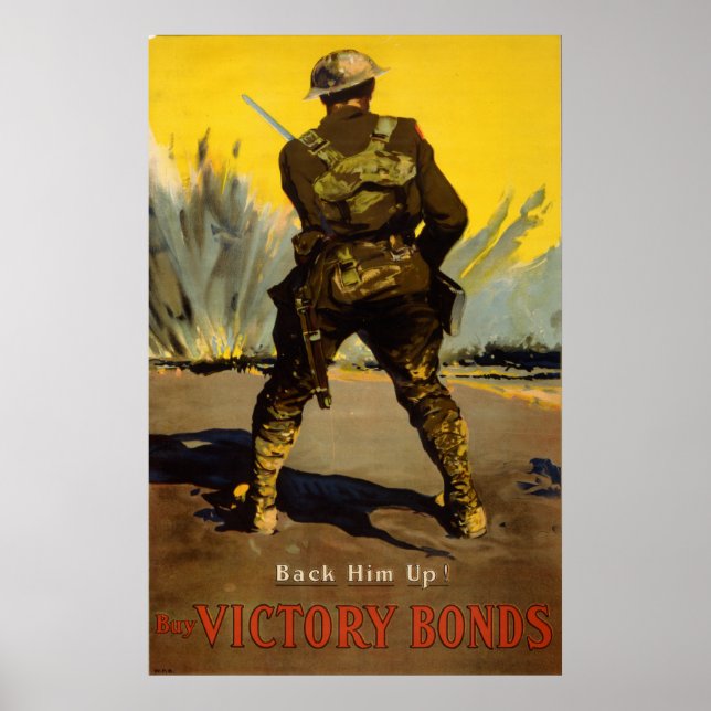 Back Ihm Up! Kauf von Victory Bonds Poster (Vorne)
