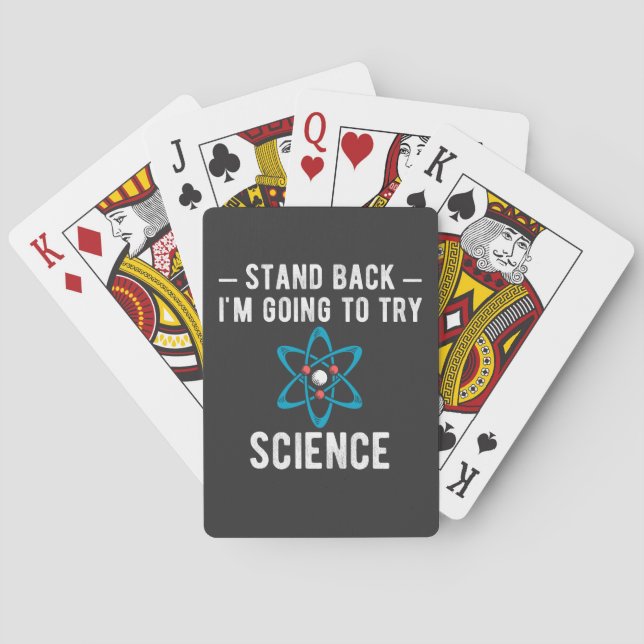 Back I'm Going To Try Science, im Going to t Spielkarten (Rückseite)
