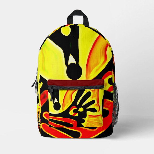 Back Pack Bedruckter Rucksack (Vorderseite)