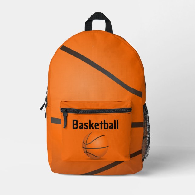 Back Pack für Basketball-Design Bedruckter Rucksack (Vorderseite)