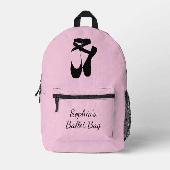 Back Pack zum Ballet-Design Bedruckter Rucksack (Vorderseite)