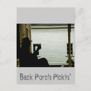 Back Porch Pickin Postkarte