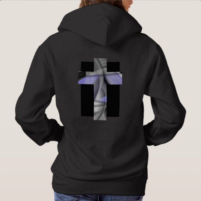 Back Print Hoodie Trend Abstrakt Lavendel Violet (Von Creator hochgeladen)