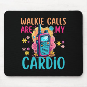 Back School Psychologin Aba Sped Walkie Anrufe sin Mousepad