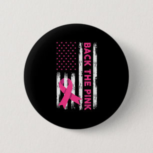 Back The Pink Breast Cancer Awareness T - Shirt62 Button