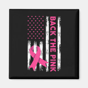 Back The Pink Breast Cancer Awareness T - Shirt62 Magnet