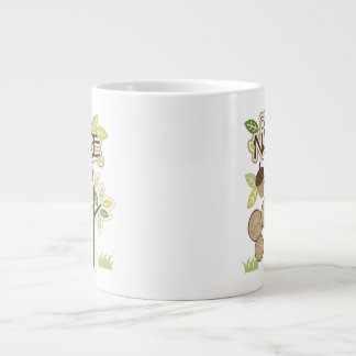 Back to Natur with Tree and Acorns Jumbo-Tasse