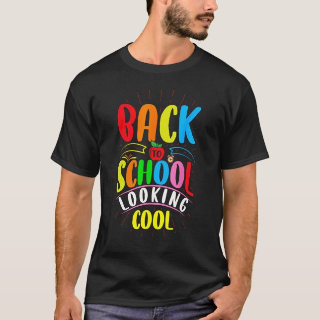 Back To School 1st First Day Back To School T-Shirt (Vorderseite)