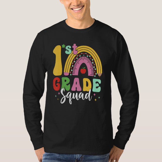 Back To School 1st Grade Squad Team Girls Boys Tea T-Shirt (Vorderseite)